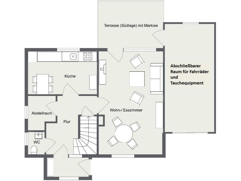 Ferienhaus Gartenstrasse Osten Eksteriør billede